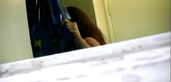 Sexy Girl Gets Stalked And Filmed In The Shower
